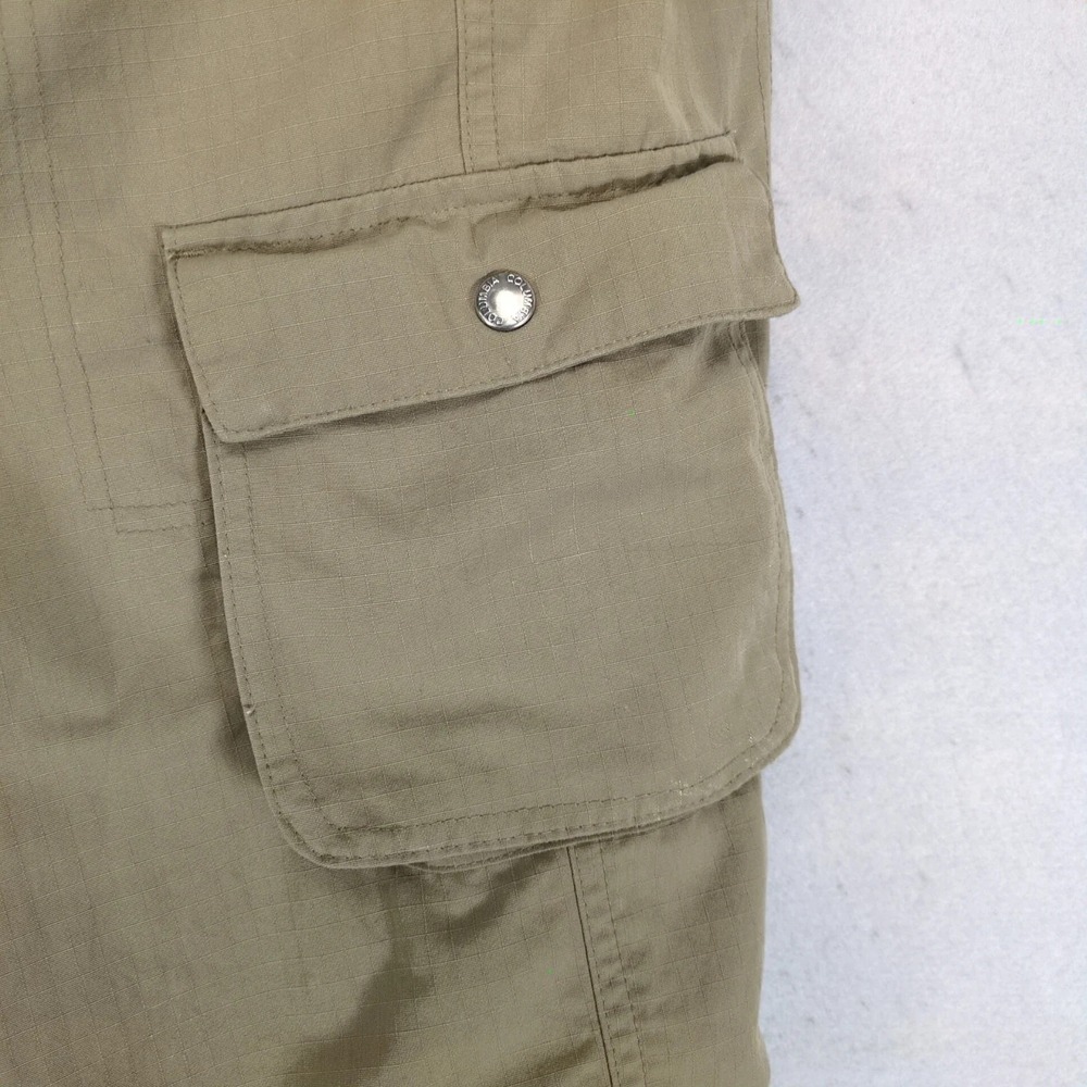 Columbia Tan Nylon Ripstop Cargo Shorts Mens 44x14" Outdoor Hiking Camp Utility - Picture 8 of 8